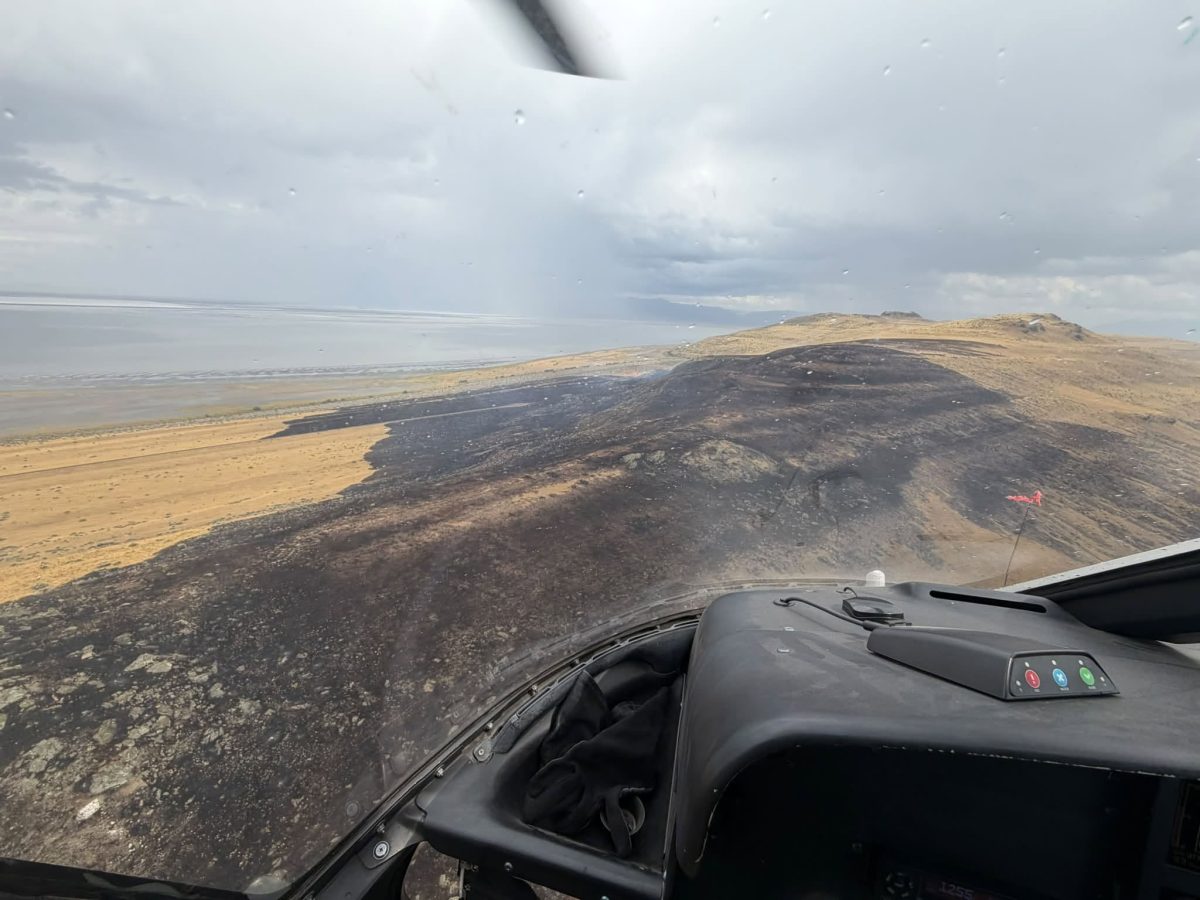 Lightning sparks large wildfire on Fremont Island; historical sites not impacted as crews, weather douse flames